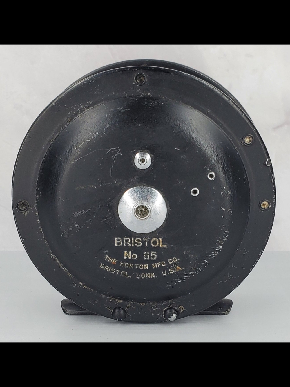 Bristol No. 65 Vintage Fishing Reel - Black